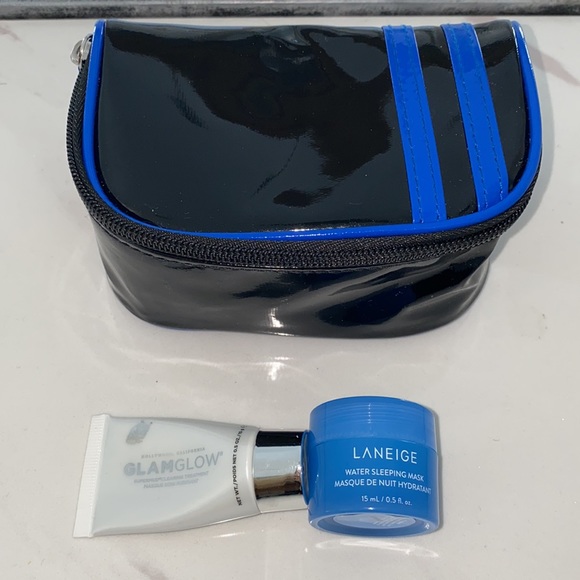 BRAND NEW Prestige Bundle! GlamGlow SuperMud & Laneige Water Sleeping Mask - Picture 2 of 10